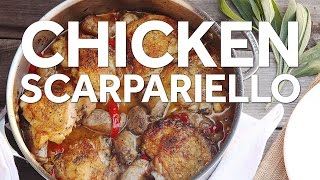 How to Make Chicken Scarpariello Italian SweetandSour Chicken With Sausage [upl. by Elisabet87]