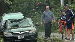 Line of storm damage stretches across Dauphin County communities [upl. by Deyes]