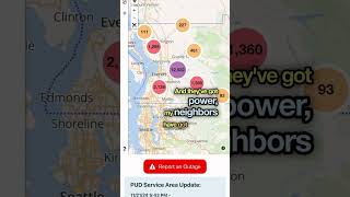 Uneven Power Restoration Leaves Neighborhood in the Dark 1 seattle bombcyclone [upl. by Acilef209]