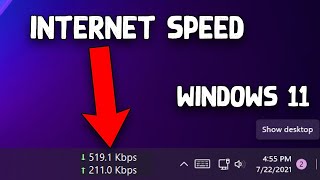 How To Add Net Speed Monitor On Windows 11  Technical Jawad [upl. by Mada]