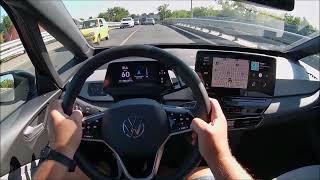 Volkswagen ID3 Pro S 204HP 2024  Csak vezetés POV test drive [upl. by Jacquetta]