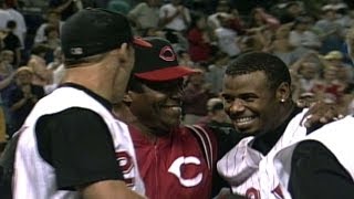 Griffey hits an insidethepark home run to win the game [upl. by Eecyaj71]