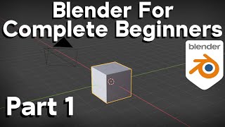 Part 1Blender Beginner Tutorial Basic Navigation amp Shortcuts Updated Tutorial Link in Description [upl. by Yromas320]