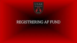 Registrering af fund [upl. by Norrie]