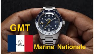 Yema GMT Navygraf Marine Nationale review [upl. by Norat]