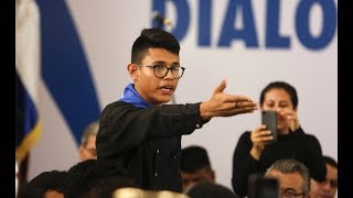 El impactante discurso de Lesther Alemán el estudiante que encaró a Daniel Ortega [upl. by Aitnuahs]