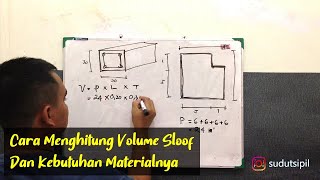 Cara Menghitung Volume Sloof Tie Beam Dan Jumlah Materialnya  Langsung Bisa [upl. by Ynettirb66]