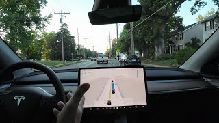 Drive 16 Tesla FSD v1236 quotPassenger Not Approvedquot [upl. by Weber]