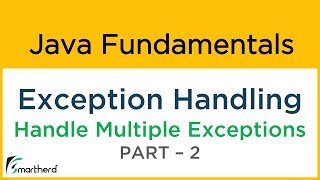 Java Exception Handling Handle Multiple Exceptions Java Tutorial 202 [upl. by Amihc]