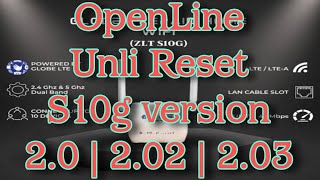 PERMANENT OPENLINE AND DEBRANDING OF GLOBEATHOME PREPAID WIFI ZLT S10G VERSION 203  UNLI RESET [upl. by Ynnig]