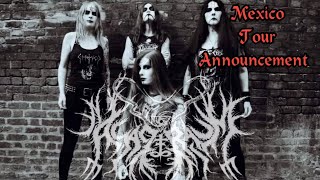 Asagraum  Mexico Tour Announcement all female black metal from the Netherlands [upl. by Kinom910]