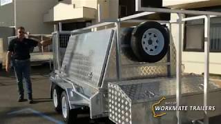 Workmate Trailers 10x5 Custom Trade Trailer with 8x5 Top [upl. by Cul]