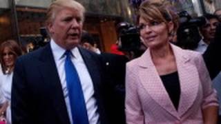 Sarah Palin Donald Trump Eat Pizza [upl. by Shere]