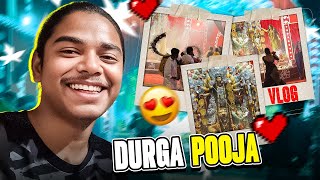 DURGA POOJA VLOG  Jeetu Gamer [upl. by Ahsenac]