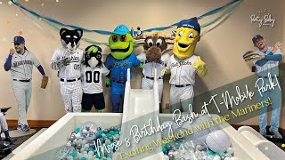 Moose’s Birthday Bash at TMobile Park ✨ Exciting Weekend with the Mariners 🎉 Party Baby Seattle 🎈 [upl. by Harms]