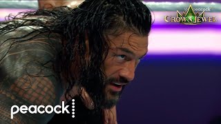 Roman Reigns amp The Usos vs Solo Sikoa’s Bloodline  Crown Jewel 2024  WWE Highlights  Peacock [upl. by Natie]