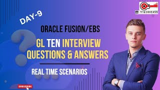 Day9 Oracle FusionEBS GL Ten Interview Questions amp AnswersRealtimescenarioso3technologies [upl. by Ninnette]