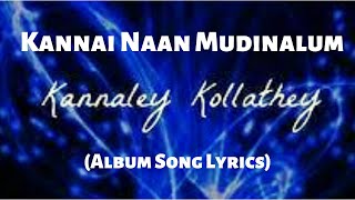 Kannai Naan Mudinalum Song Lyrics  Havoc Brothers  Kannaley Kollathey Song Lyrics [upl. by Nomaid]