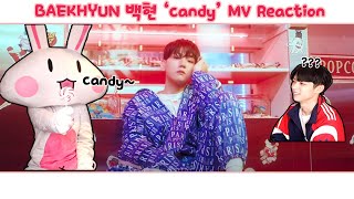 SUB BAEKHYUN백현  Candy캔디KOREAN REACTION한국인 리액션 [upl. by Winfrid]