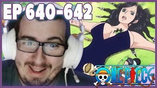 THE GULLIBLE TONTATTA TRIBE ONE PIECE EPISODES 640642 REACTION REDIRECT LINK [upl. by Ylro]