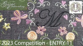 Graceful Embroidery 2023 Competition entry 11 [upl. by Flannery]