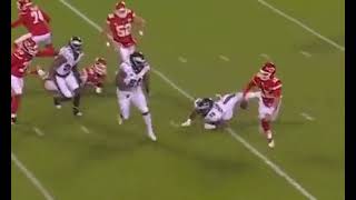 ANOTHER ONE Eagles DT Jalen Carter got tackled by a Chiefs olineman on a QB run in front of the [upl. by Crispin]