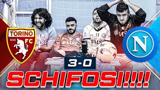 🤮 SCHIFOSI TORINO 30 NAPOLI  LIVE REACTION NAPOLETANI HD [upl. by Jahdiel]