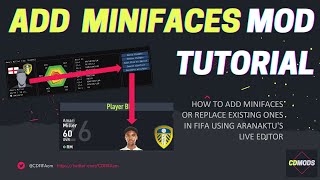 Adding Custom Minifaces to FIFA Tutorial [upl. by Tsirhc]