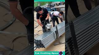 Pak Crafting Space 155 The Process Of Bonding Steel Pipes [upl. by Ursulette]