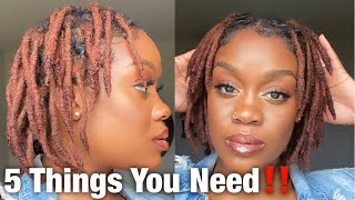 5 Things You Need For Starter Locs  Loc Maintenance Essentials [upl. by Atiugram]