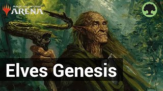 🟢ELF GENESIS MONO GREEN ELVES GAMEPLAY  STANDARD BO1 FOUNDATIONS  MTG ARENA [upl. by Mieka]