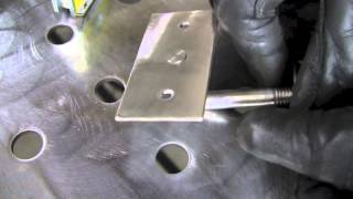 MAKING A CUSTOM STAINLESS STEEL PART USING A TIG WELDER AND PUNCH [upl. by Warner]