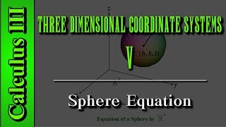 Calculus III Three Dimensional Coordinate Systems Level 5 of 10  Sphere Equation [upl. by Silva953]