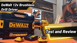 Dewalt 12v Brushless Drill Driver Full Review and Test [upl. by Ajani]