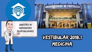 Resolução UNiFOR Medicina  20181  Questão 14 [upl. by Htes385]