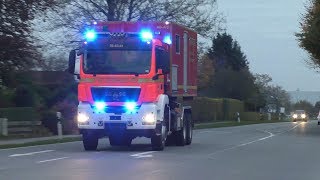 Zubringer für Löschzug Gefahrgut WLF Feuerwehr WedelAB AS LZGABCDienst Kreis Pinneberg [upl. by Bohs612]