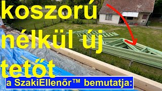 Lekapták a tetőt Koszorú meg sehol Mégsem lepődtek meg Tetőcsere hatékonyabban koszorú nélkül [upl. by Epps578]