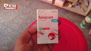 Foracort 200 inhaler how to use ll Asthma and COPD treatment  formoterol and budesonide [upl. by Sillek592]