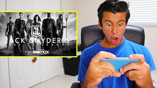 THE SNYDER CUT ANNOUNCEMENT REACTION FREAKOUT [upl. by Brita]