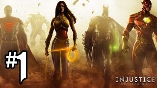 Injustice Gods Among Us Gameplay Walkthrough Part 1  Chapter 1 BATMAN Injustice Gameplay HD [upl. by Refinney]