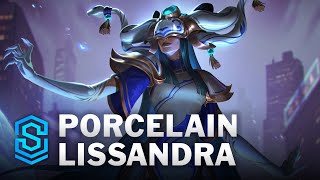 Porcelain Lissandra Skin Spotlight  League of Legends [upl. by Jaqitsch]