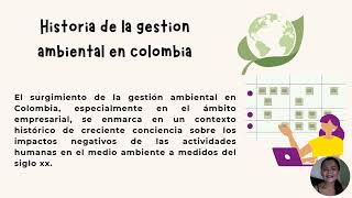 Gestión ambiental en Colombia [upl. by Bouchard]