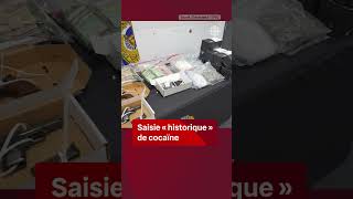 Saisie « historique » de cocaïne  Vidéojournal [upl. by Millan]