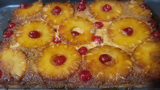 Pineapple Upside Down Cake 9x13 pan [upl. by Thorlay]