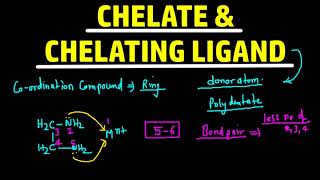 chelate and chelating ligand [upl. by Spaulding]