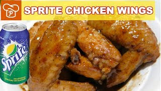 How to Cook Sprite Chicken Wings  Pinoy Easy Recipes [upl. by Adrial861]