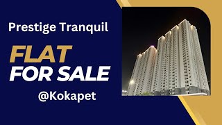 Prestige Tranquil  Kokapet 35 BHK flat for sale [upl. by Wendell]