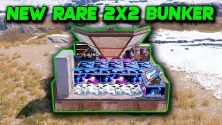 NEW RARE 2X2 BUNKER In Rust  Rust Building Tutorial 2024 [upl. by Hadden]