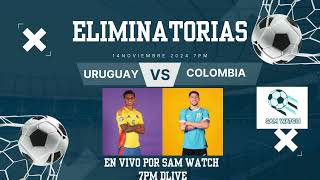 Colombia vs Uruguay en Vivo Gratis por Dlive [upl. by Niasuh]