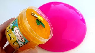 Mixing Mashed Potato And Pink Wax Slime ASMR [upl. by Elonore]